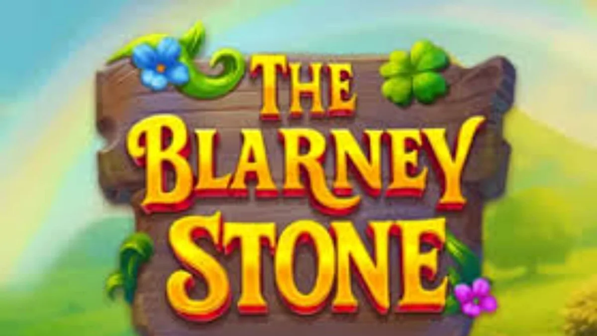 Tampilan visual slot The Blarney Stone dengan tema leprechaun dan Irlandia